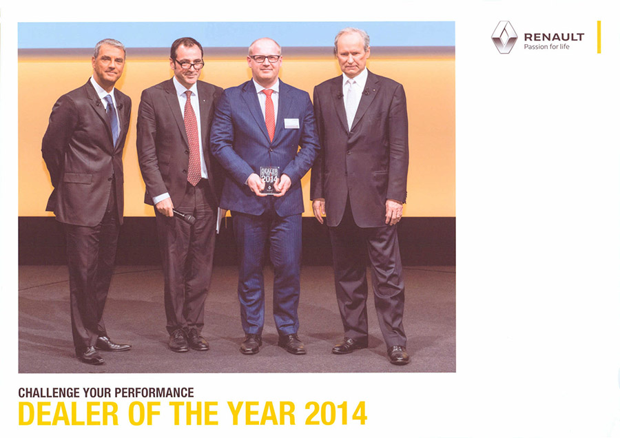 Renault dealer of the Year 2014 